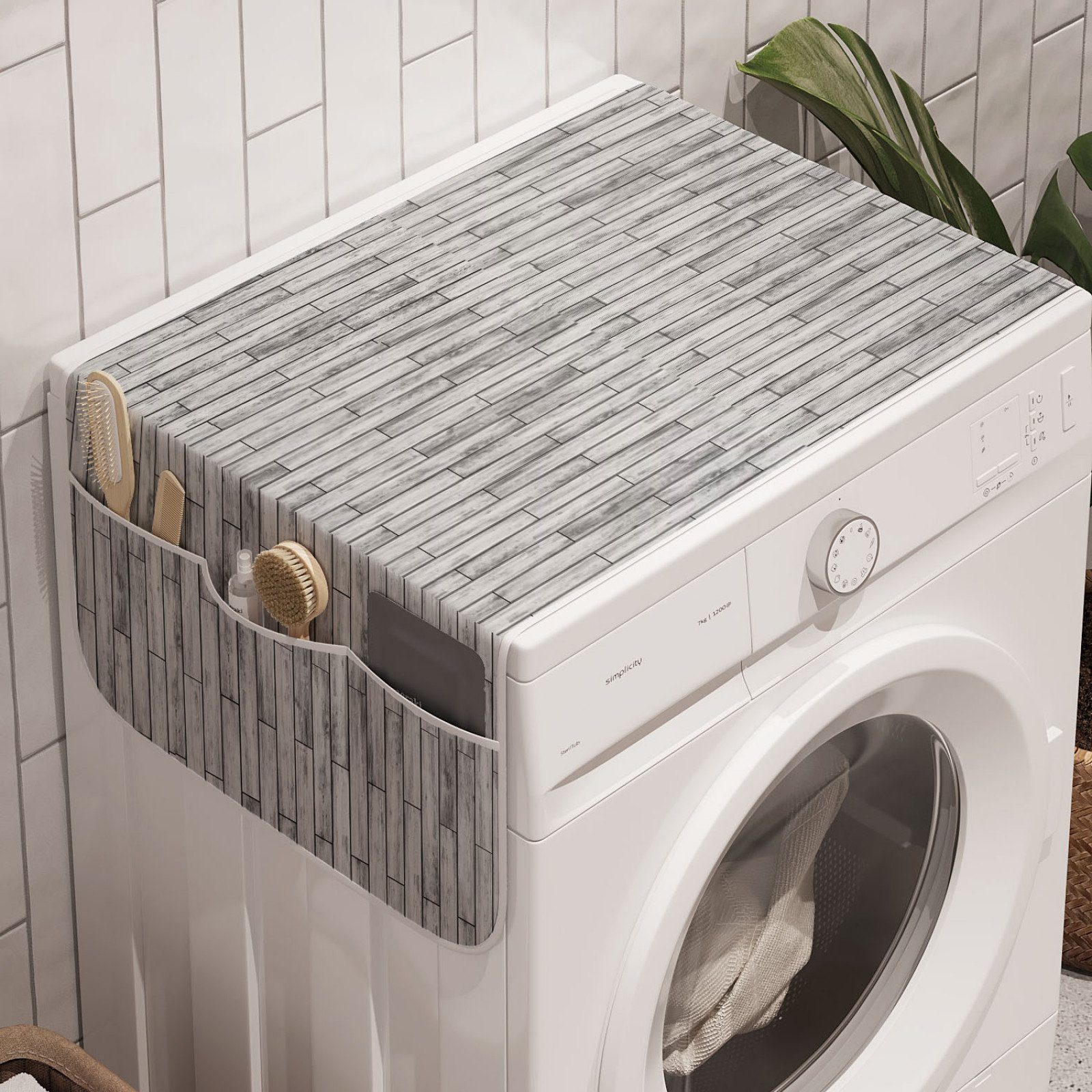 Abakuhaus Badorganizer »Anti-Rutsch-Stoffabdeckung für Waschmaschine und  Trockner«, rustikales Haus Parkett Holz Retro online kaufen | OTTO