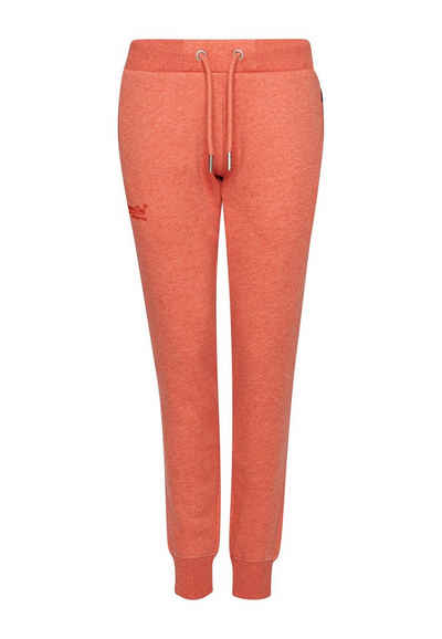 Superdry Jogginghose Superdry Damen Jogger VINTAGE LOGO EMB JOGGER La Coral Marl Orange