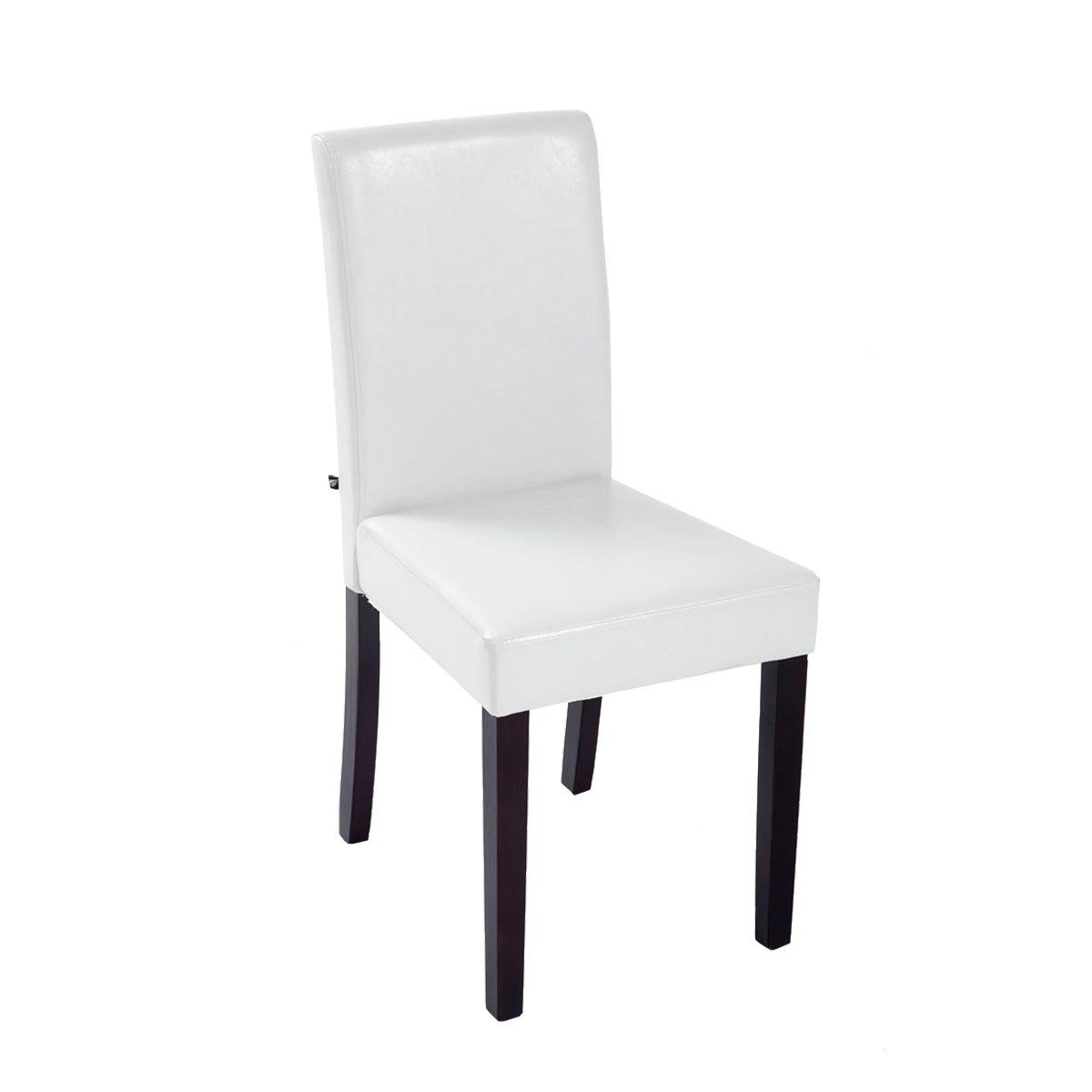 CLP Esszimmerstuhl Polsterstuhl Küchenstuhl Lehnstuhl (Spar-Set, 1 St), Kunstleder, hohe Rückenlehne, bis 125 kg, Holzgestell