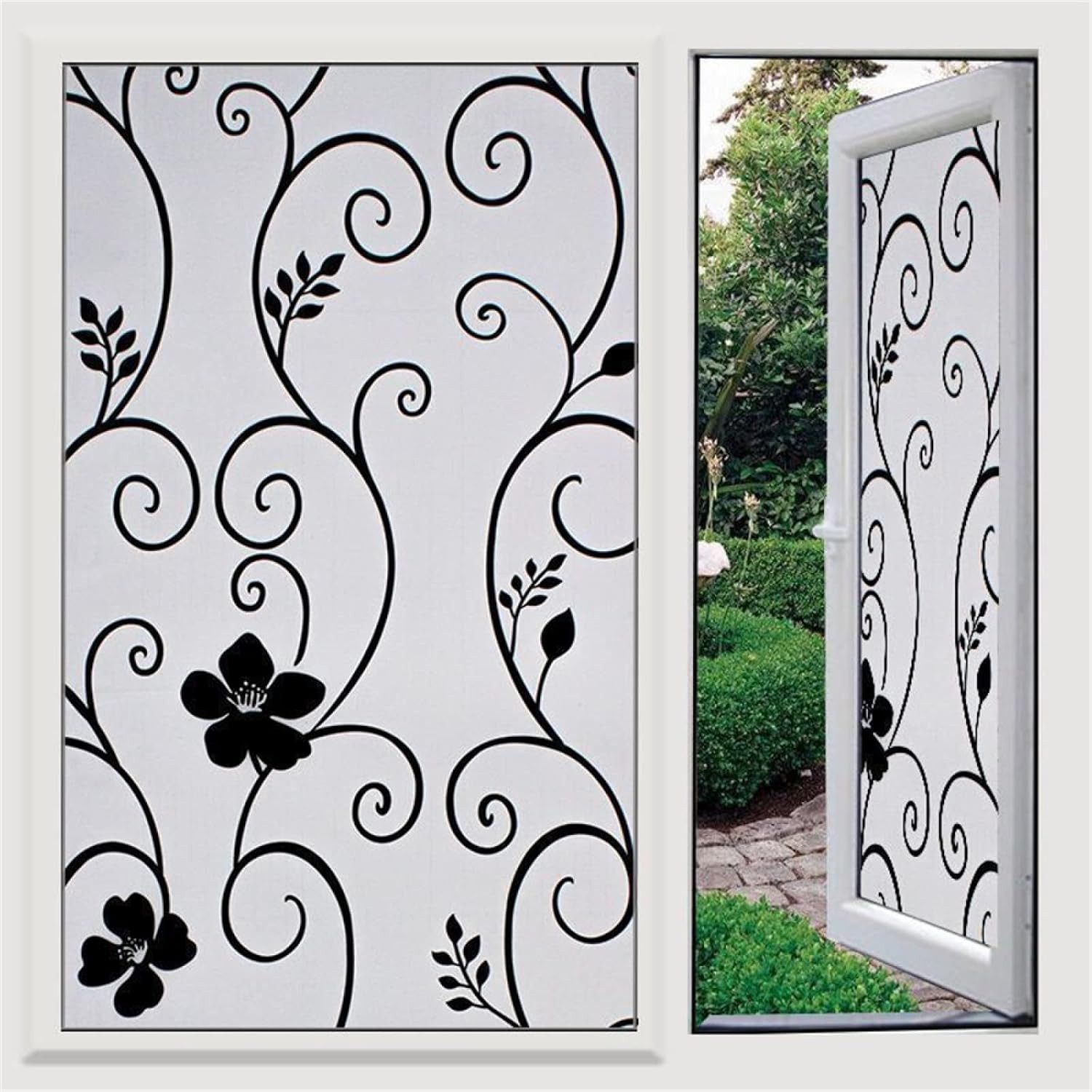 Coonoor Fensterfolie 3D Fensterfolie, selbstklebende undurchsichtige günstig online kaufen