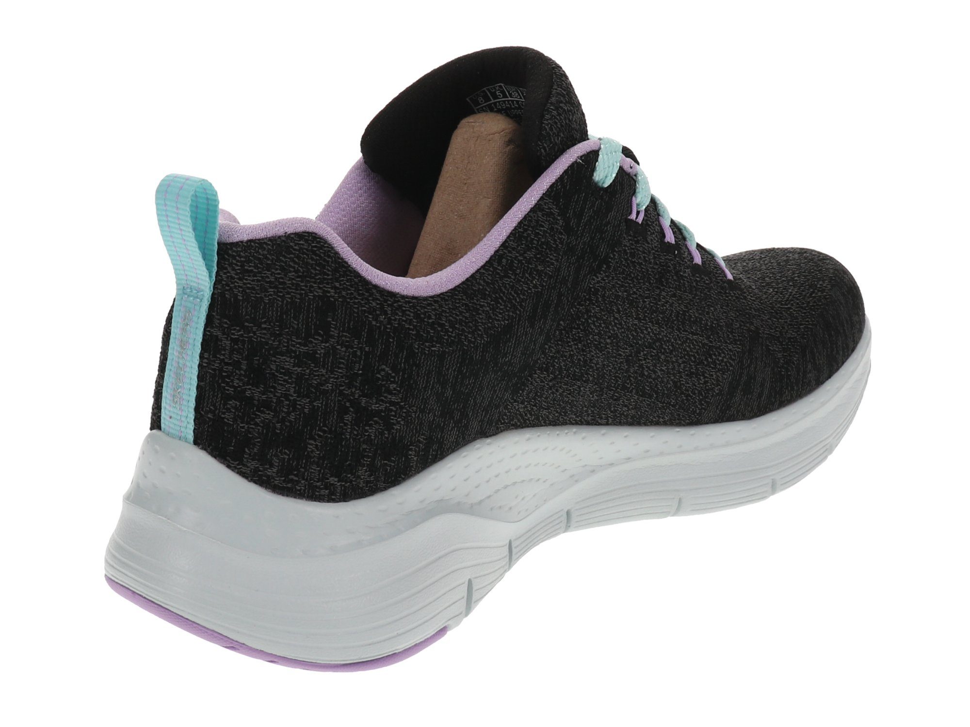 Skechers Arch Sneaker Comfy Wave Fit black/lavender -