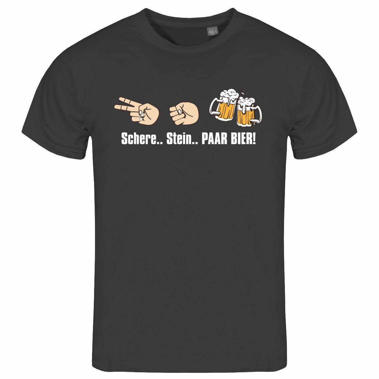 deinshirt Print-Shirt Herren T-Shirt Schere Stein günstig online kaufen