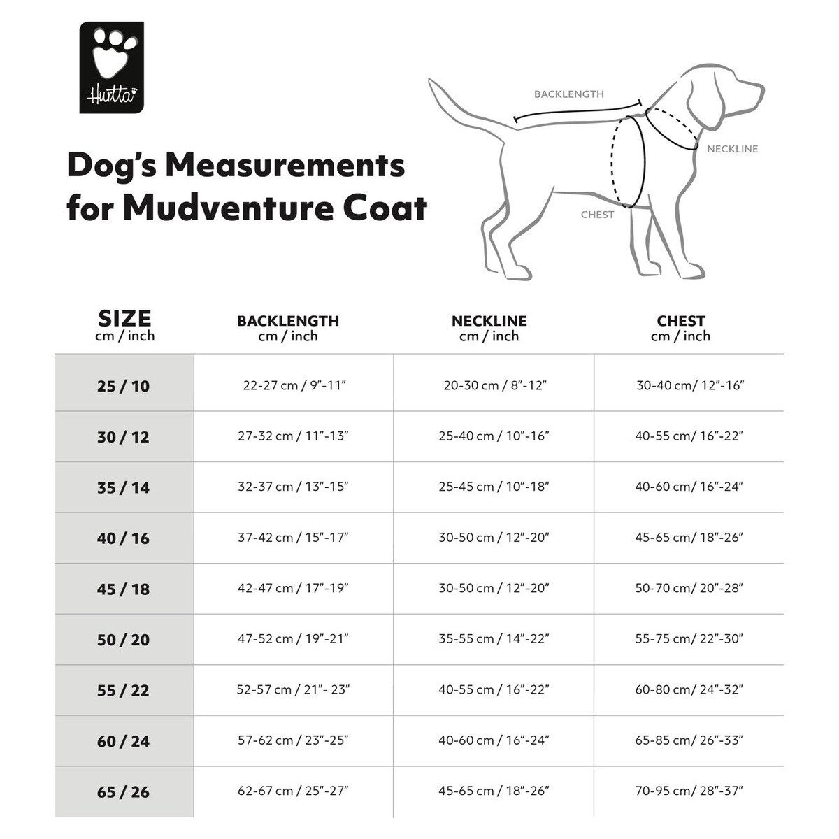 HURTTA Hundeoverall Mudventure Overall ECO raven (schwarz)