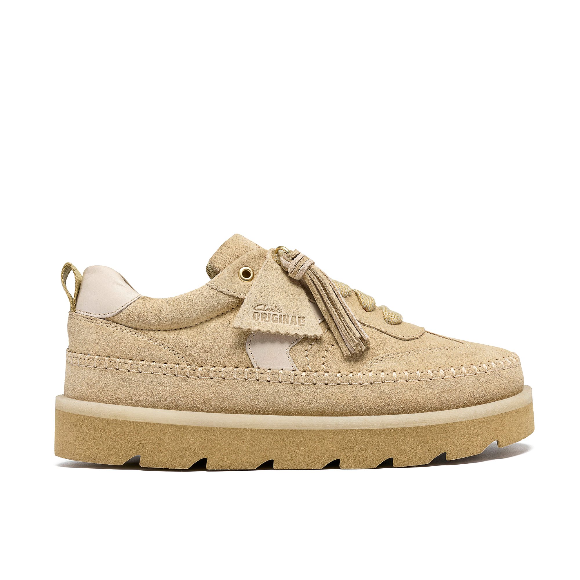 Clarks Clarks Meare Eve 26328097 4, Sneaker, Beige, Damen Sneaker