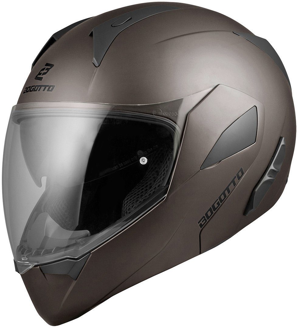 Bogotto Motorradhelm V280 Klapphelm, integriertes Sonnenvisier