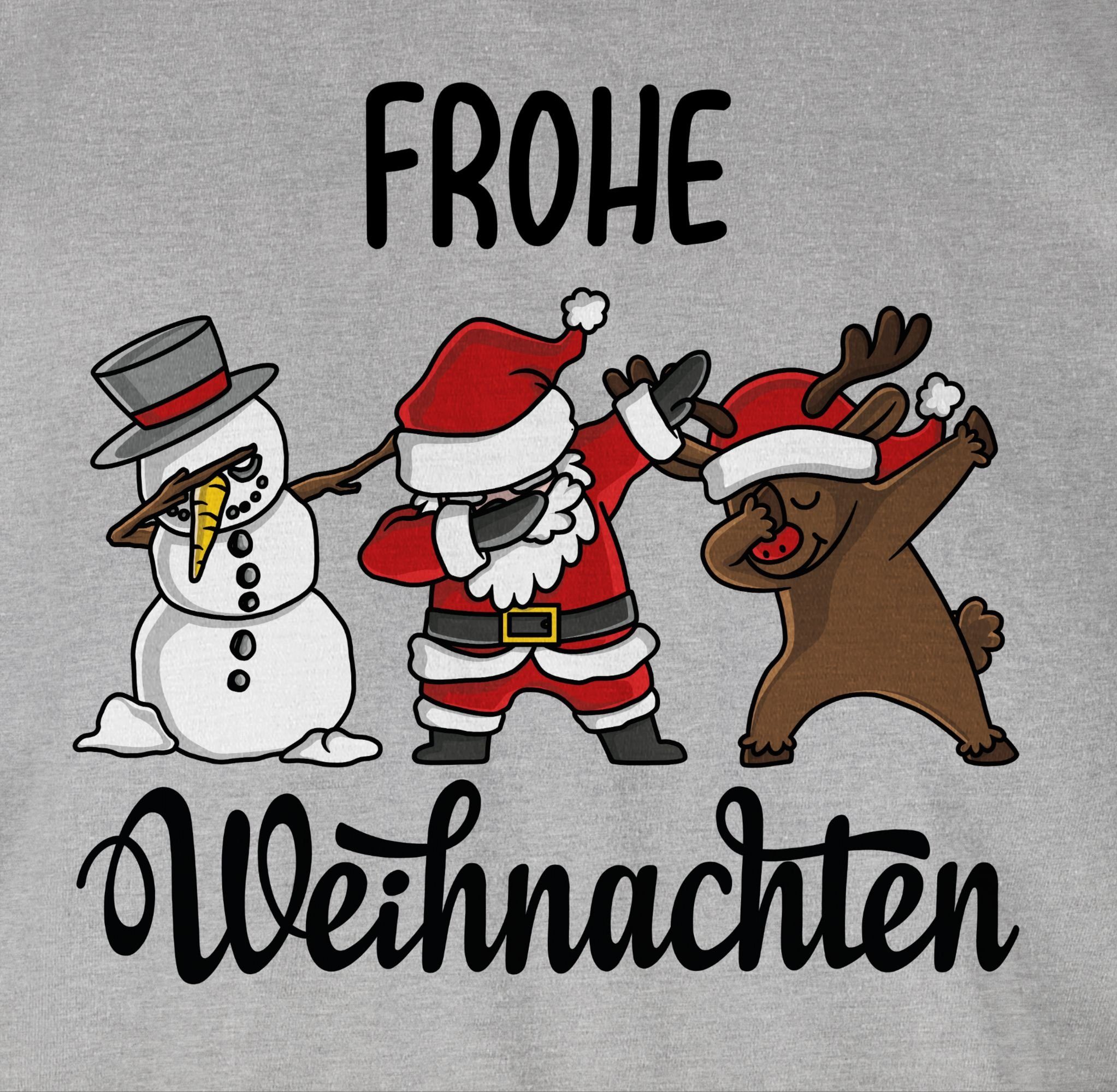 Shirtracer Rundhalsshirt Dabbing Frohe Weihnachten I Schneemann I Weihnacht günstig online kaufen