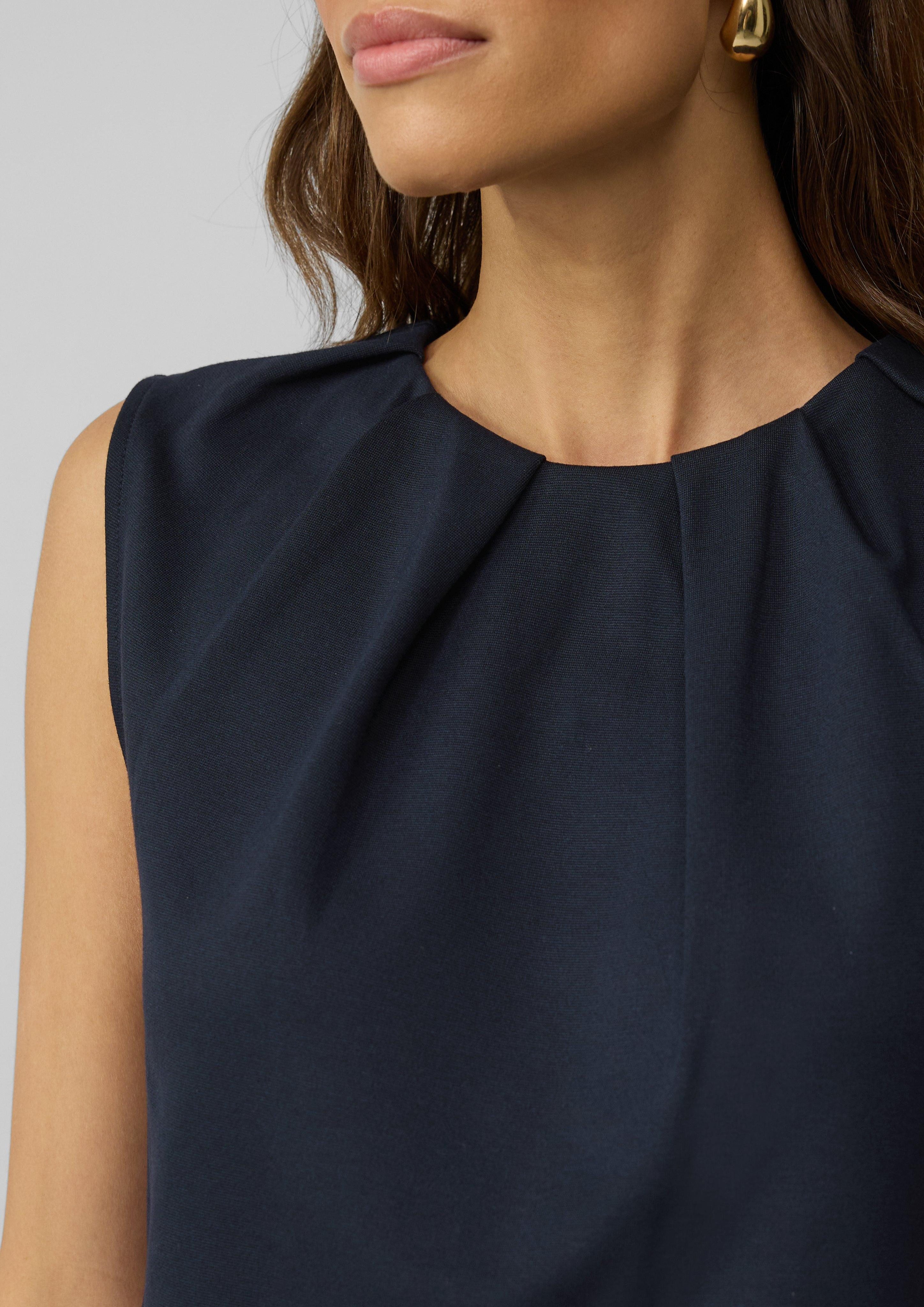 s.Oliver BLACK LABEL Shirttop Viskosemix-Top mit günstig online kaufen