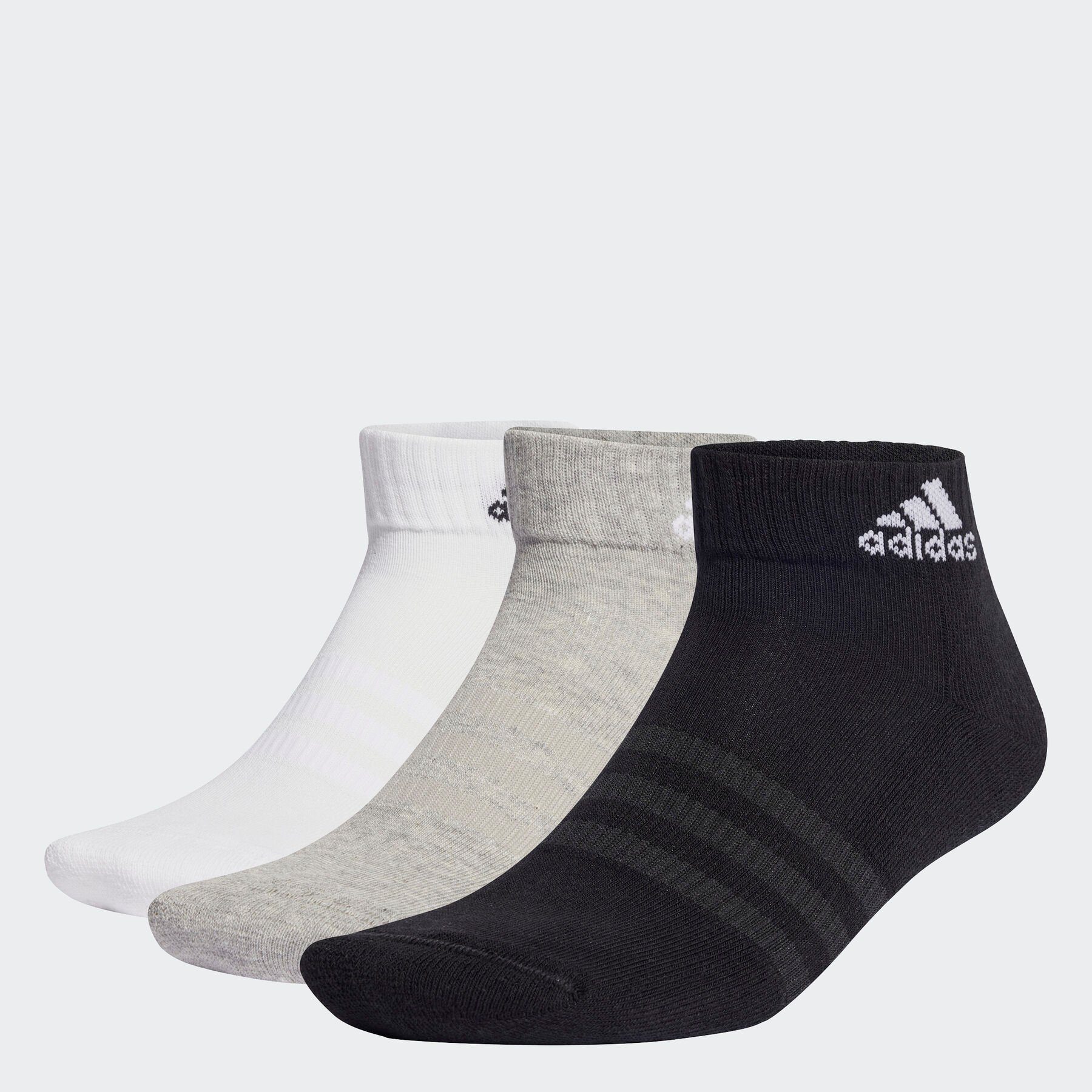 adidas Performance Sportsocken CUSHIONED SPORTSWEAR ANKLE SOCKEN, 6 PAAR  (6-Paar), Socken für jeden Tag mit recycelten und erneuerbaren Materialien.