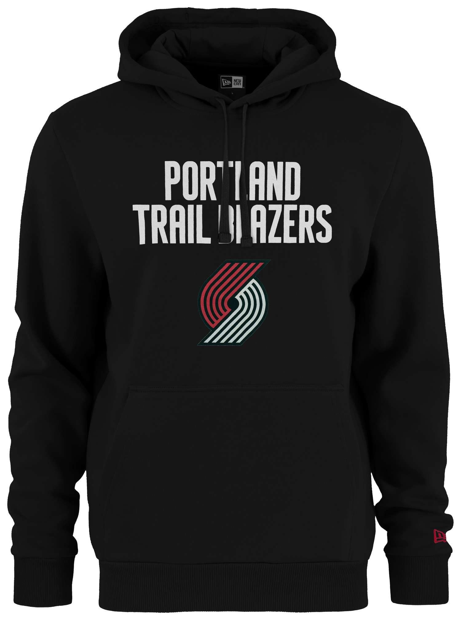 New Era Trail Blazers Portland Hoodie NBA Logo Team