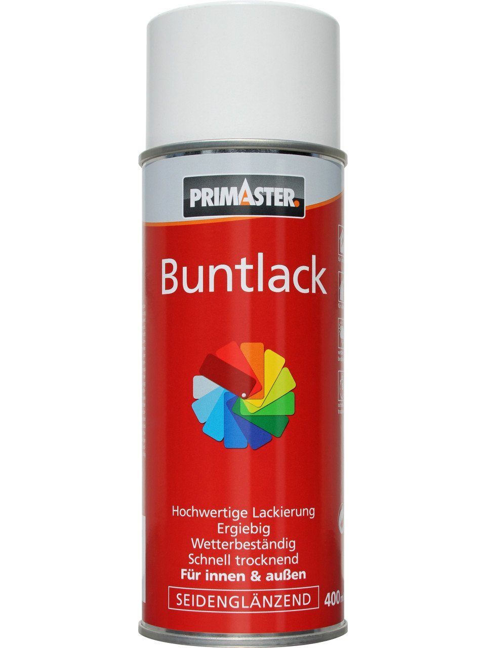 Sprühlack Primaster Lackspray 400 ml reinweiß seidenglänzend