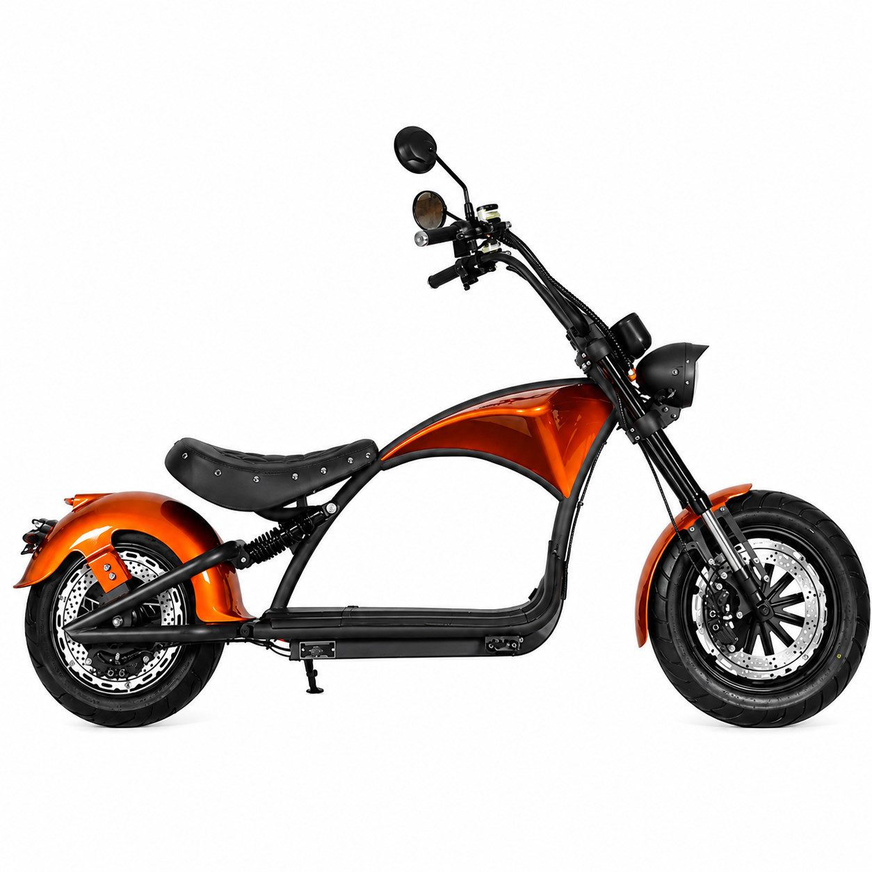 TZIpower E-Motorroller E-Chopper mit Straßenzulassung 2000W 60V 30AH 45km/h COC EEC, 2000 W, 45 km/h