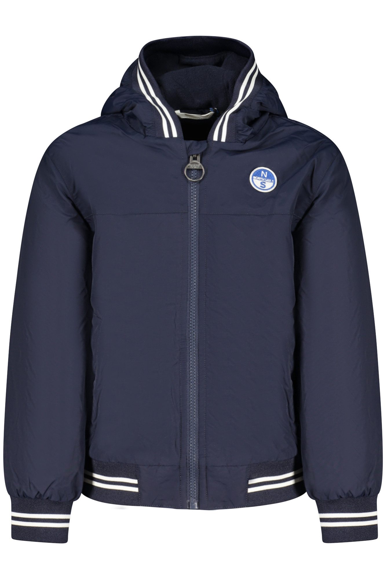 North Sails Outdoorjacke Эко-товарe blaue Kinderjacke mit Kapuze und Fleece-Innenfutter