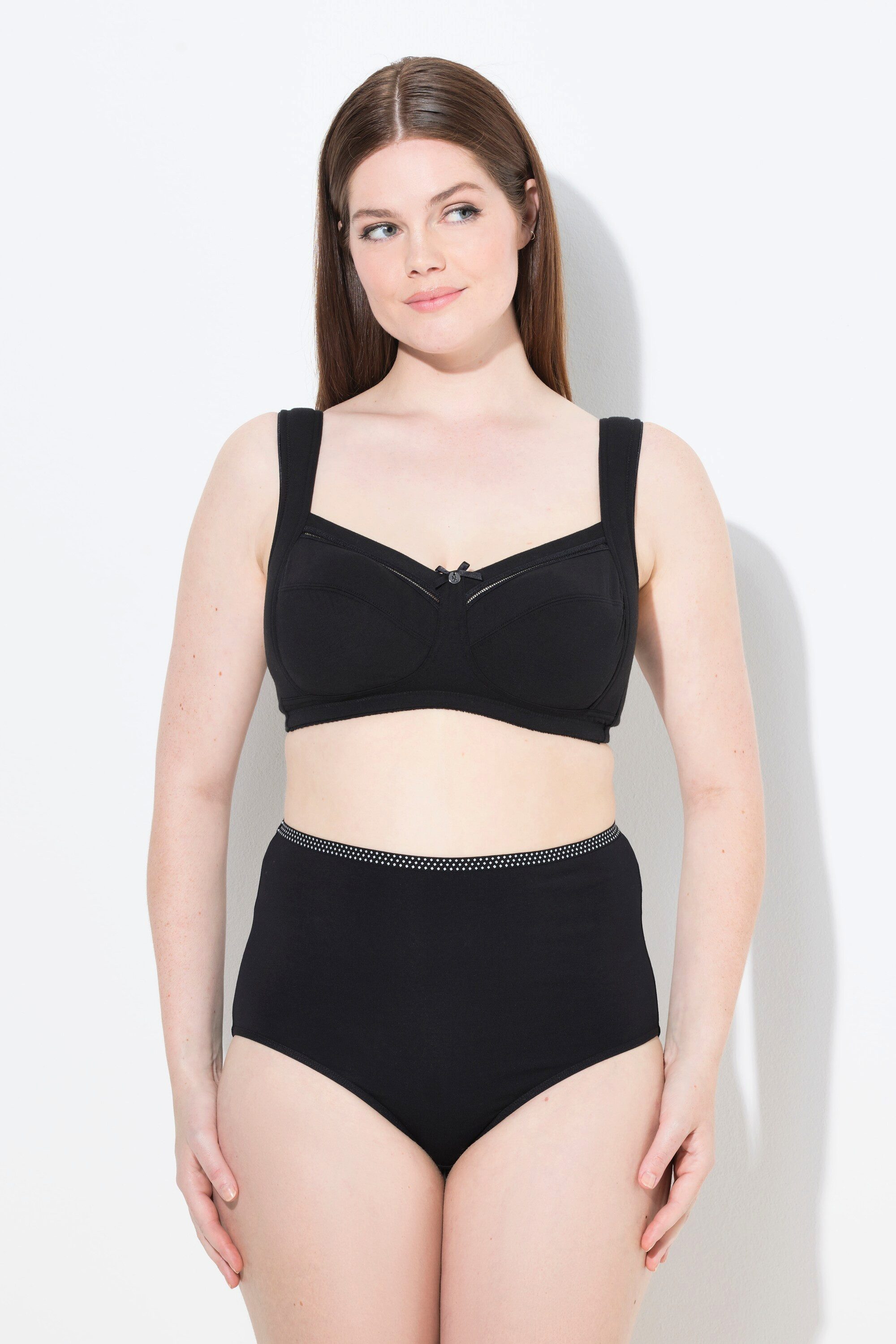 Ulla Popken Entlastungs-BH Entlastungs-BH bügellos Spitze Cup C-H günstig online kaufen