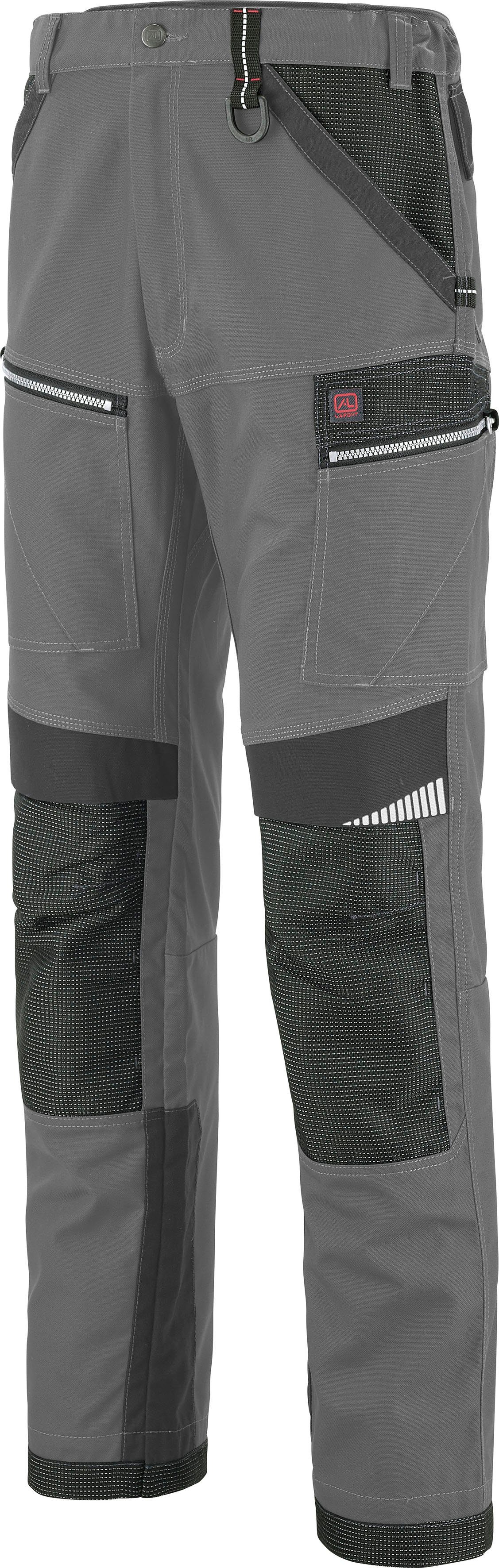 Lafont Arbeitsbundhose "Spanner" Saum Cordura Bund, Easy STAHL / CHARCOAL ®-Verstärkung, Elastischer