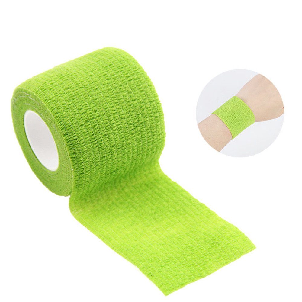 PRECORN Bandage Bandageband wasserdicht grün Stretch-Tape Verstauchungen Schwellungen