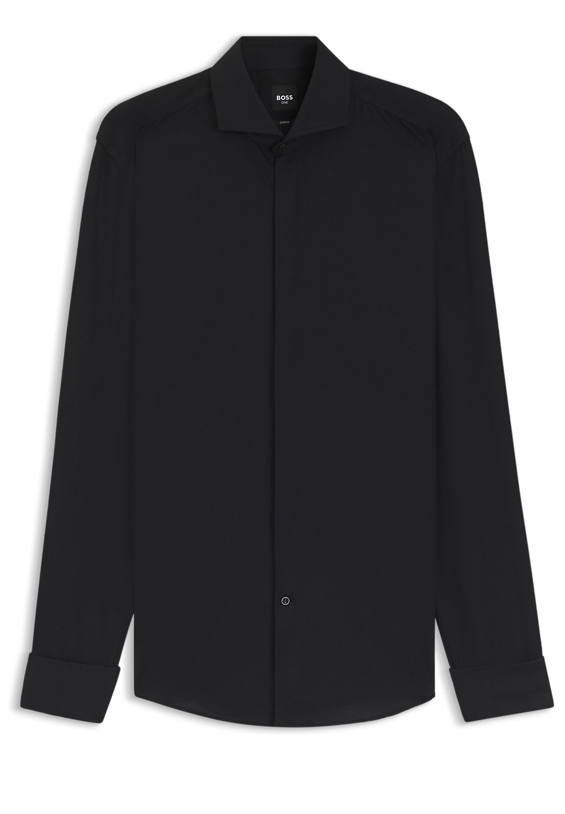 BOSS Langarmhemd aus knitterfreier Oxford-Baumwolle (1-tlg)