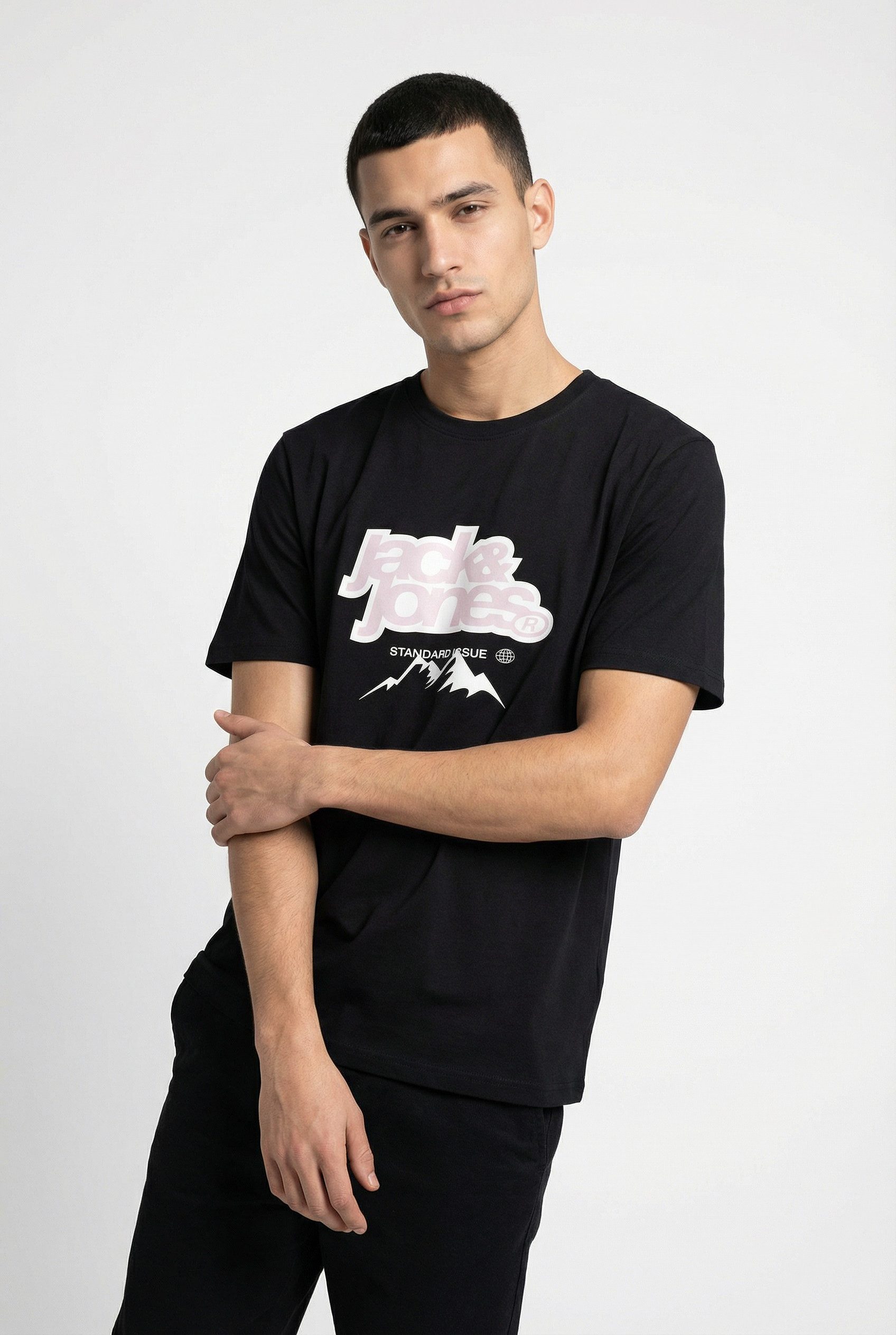 Jack & Jones T-Shirt JCOFLARE FRONT TEE SS CREW NECK FST günstig online kaufen