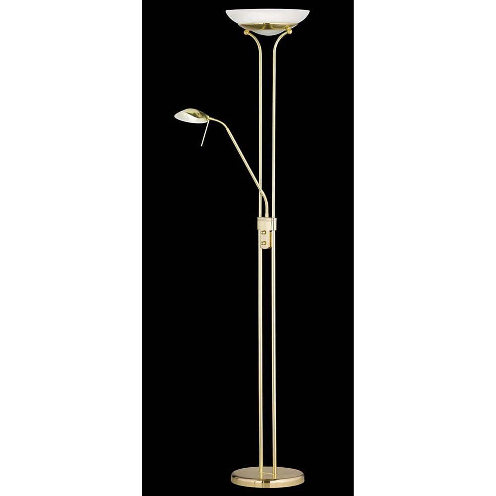 FISCHER & HONSEL LED Stehlampe, LED-Leuchtmittel fest verbaut, Deckenfluter Stehleuchte Leselampe Touchdimmer Wohnzimmerleuchte