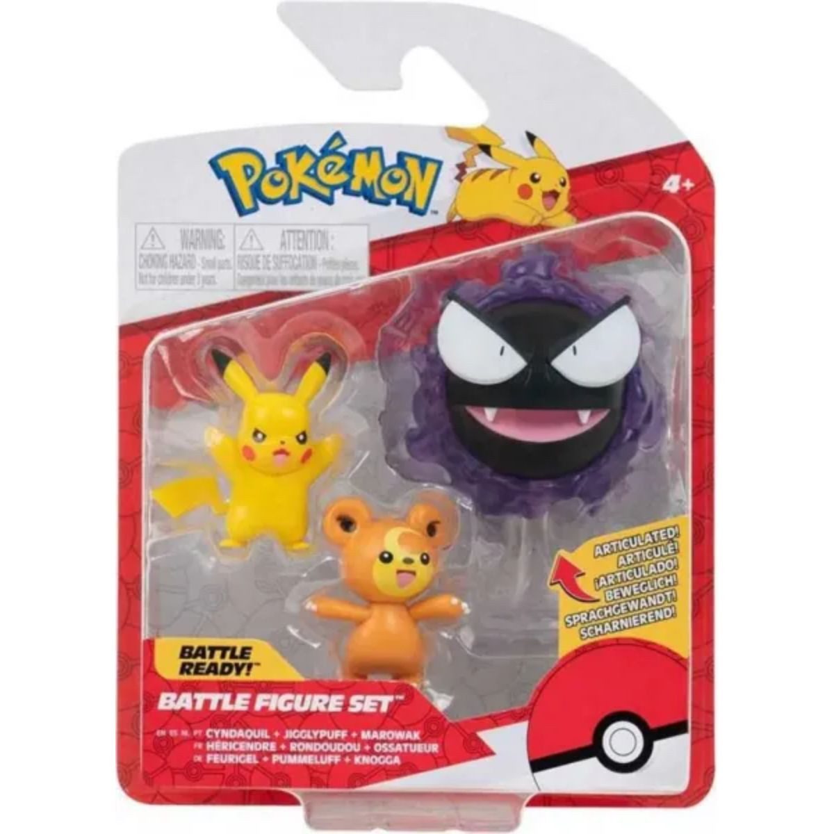 The Pokémon Company International Dekofigur Teddiursa, Pikachu