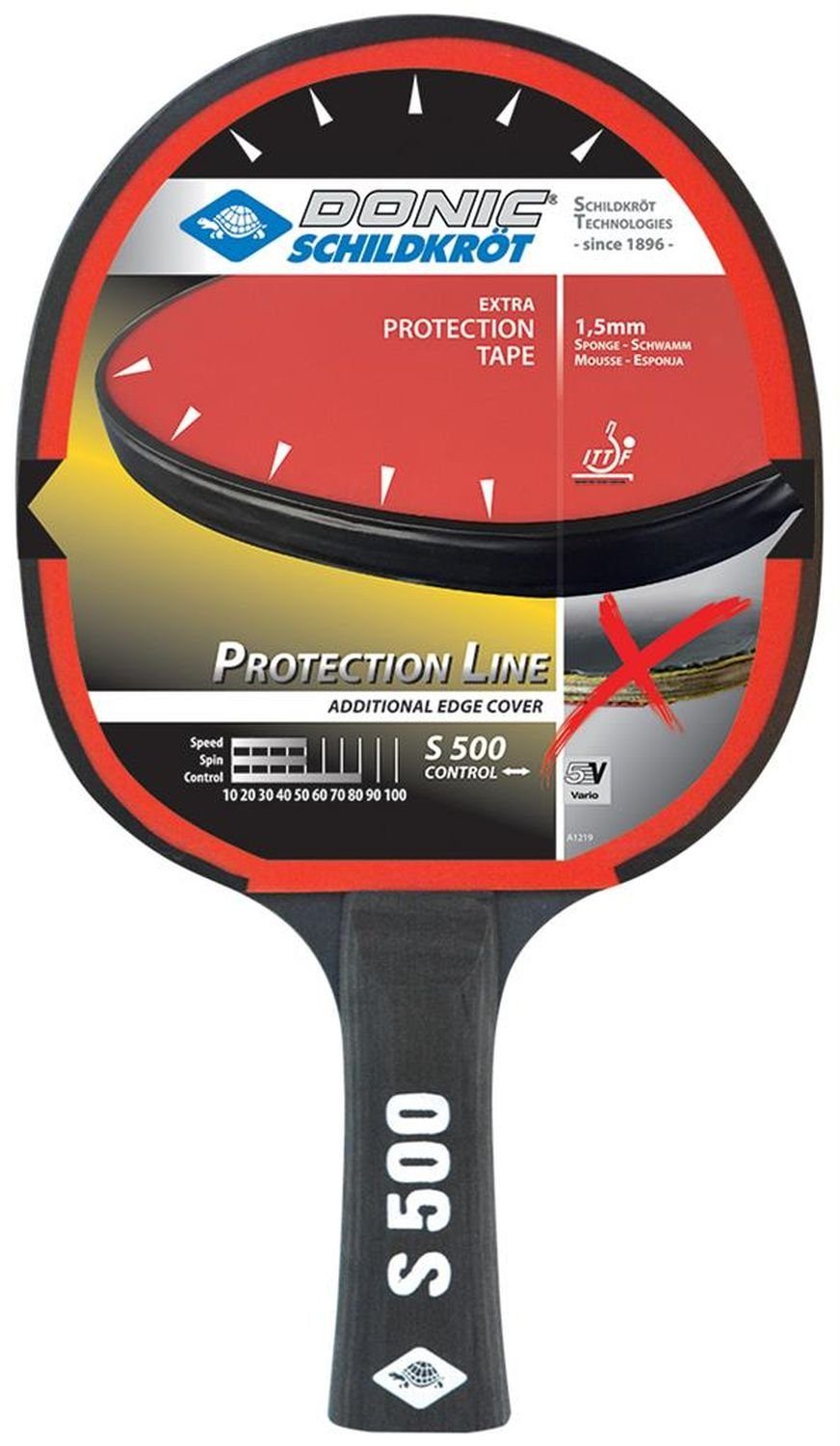 Donic Tischtennisschläger Protection Line S500, Tischtennis Schläger Racket Table Tennis Bat