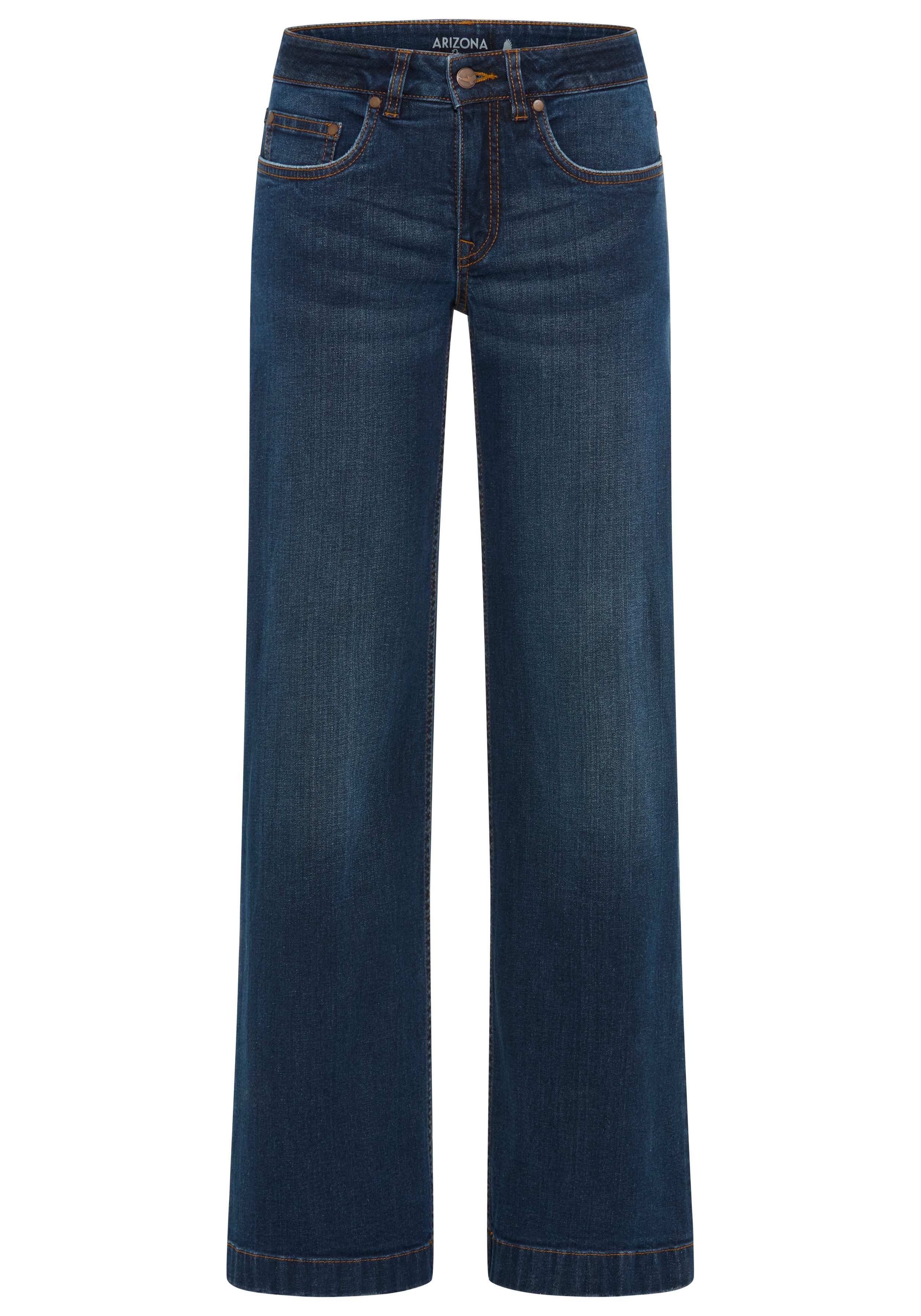 Arizona Weite Jeans mit modischem Beinverlauf mit geradem Beinverlauf, knöchellange Schnittform, normale Leibhöhe – Bild 5 von 5