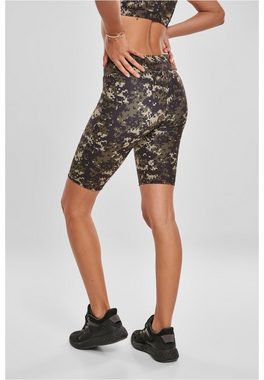 URBAN CLASSICS Stoffhose Urban Classics Damen Ladies High Waist Camo Tech Cycle Shorts (1-tlg)