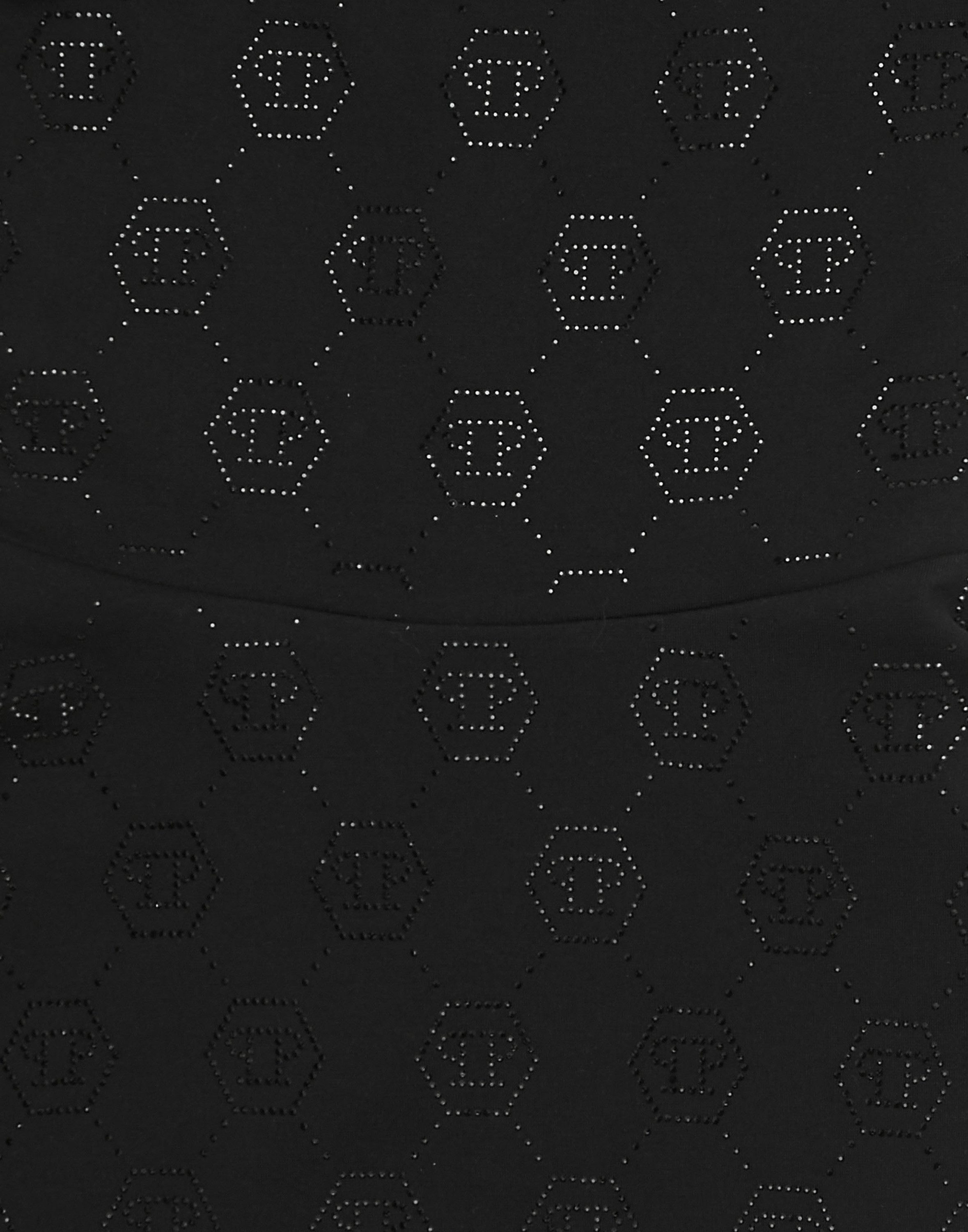 PHILIPP PLEIN Minikleid Monogram Mit Schmucksteinen