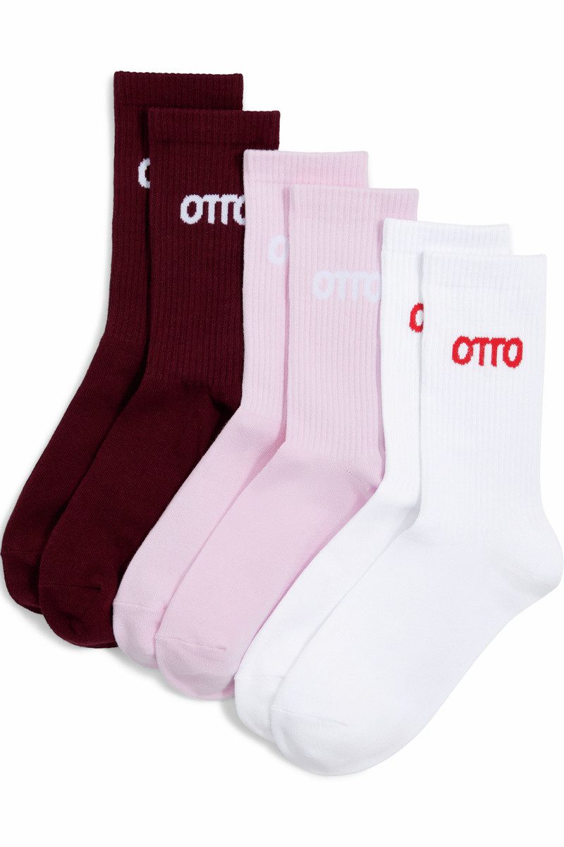 OTTO products Tennissocken OTTO Unisex, sportlicher Stil, mit Stickerei, das Otto Original