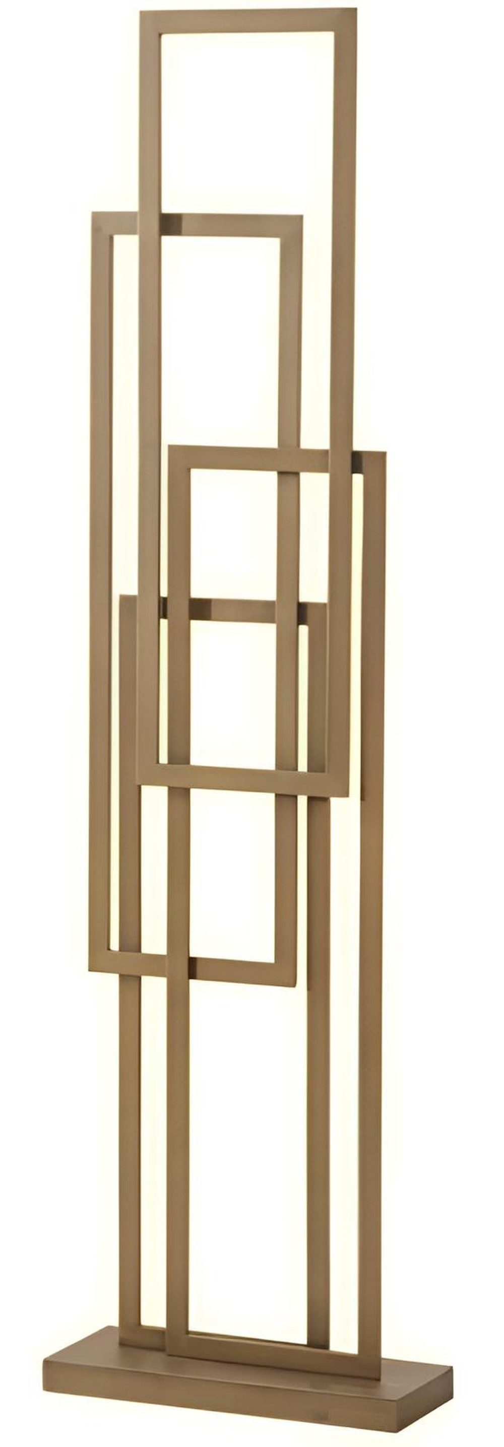 JVmoebel Stehlampe JVMoebel geometrische Stehlampe in Beige mit Metallgestell, Ohne Leuchtmittel, Tageslichtweiß, Warmweiß, Kaltweiß, Made in Europa