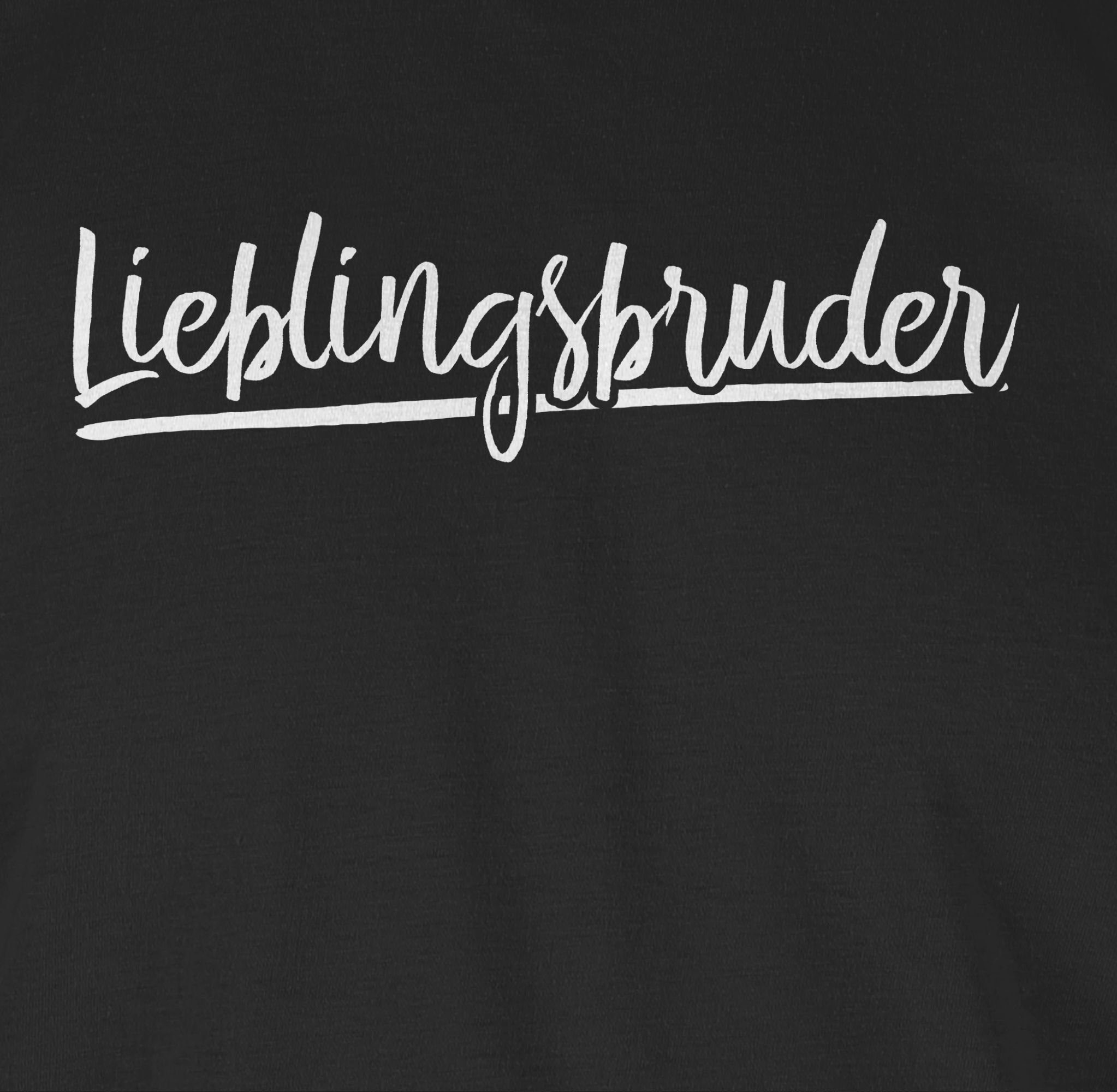 Lieblingsbruder Bruder Schwarz 1 Shirtracer T-Shirt