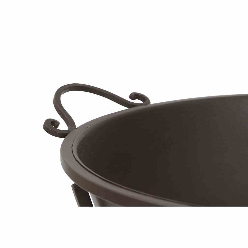 Gartentrends Feuerschale ANTIK, in rostbraun, Eisen - 64,5x48,5x53,5cm (BxHxT)