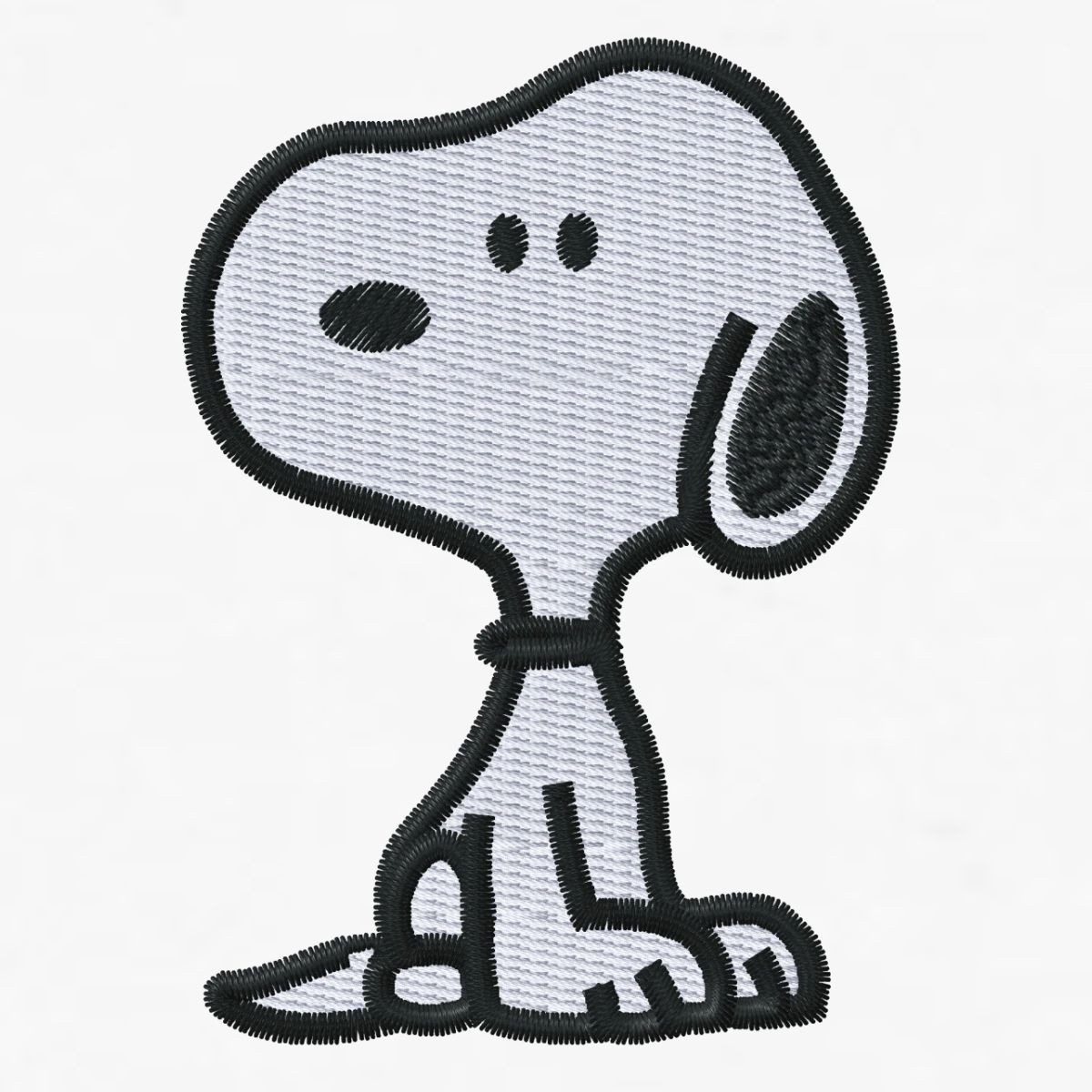 Spreadshirt T-Shirt Peanuts Snoopy Stick Niedlich Oversize Unisex T-Shirt (1-tlg)