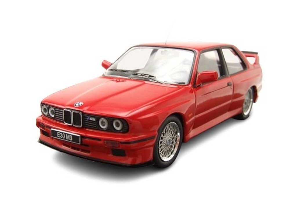 Modellauto BMW M3 E30 1990 rot