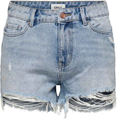 DAMEN Jeans Print Rabatt 90 % Weiß/Schwarz 34 Lefties Shorts jeans 