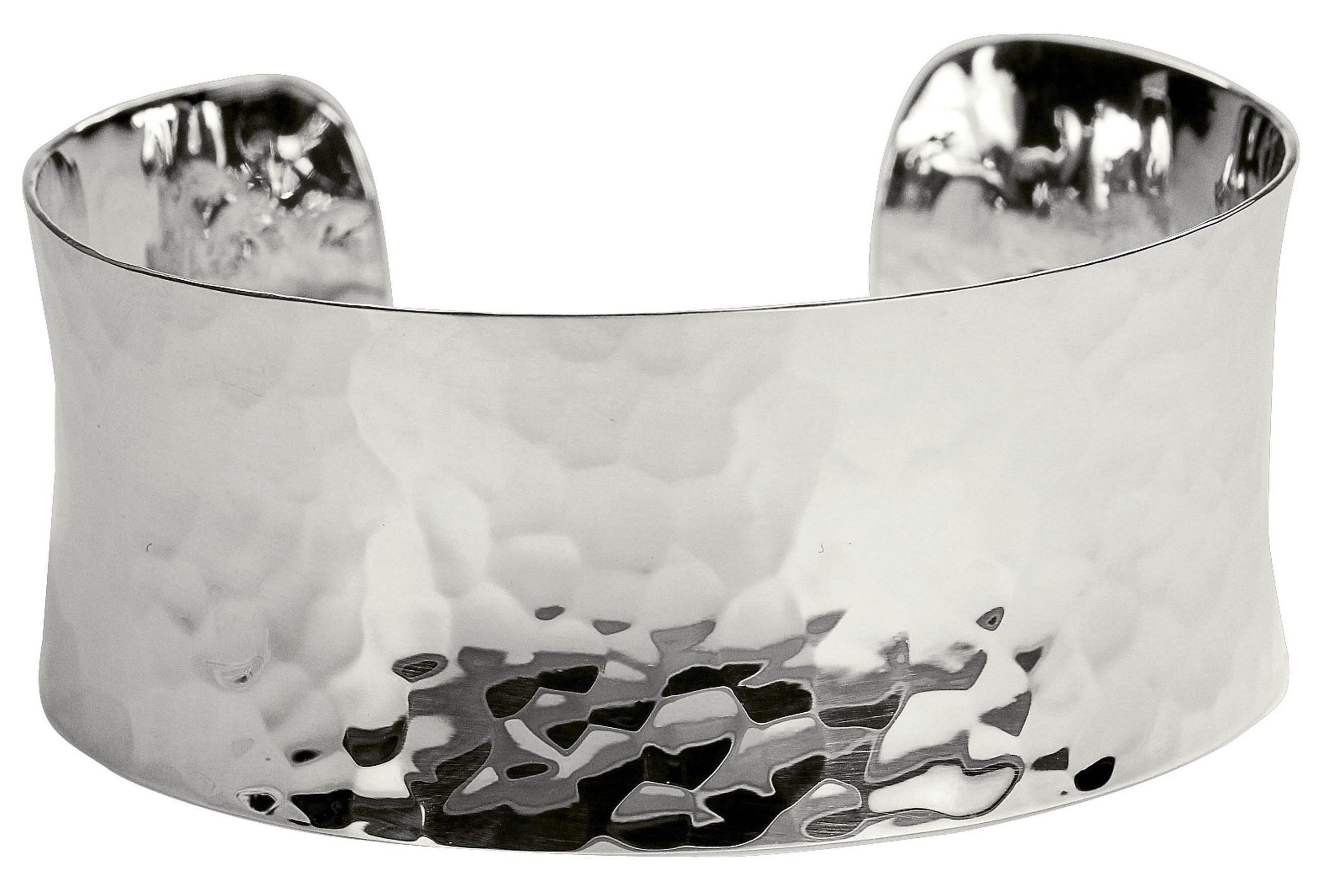 SILBERMOOS Armreif Breiter konkaver Armreif, 925 Sterling Silber
