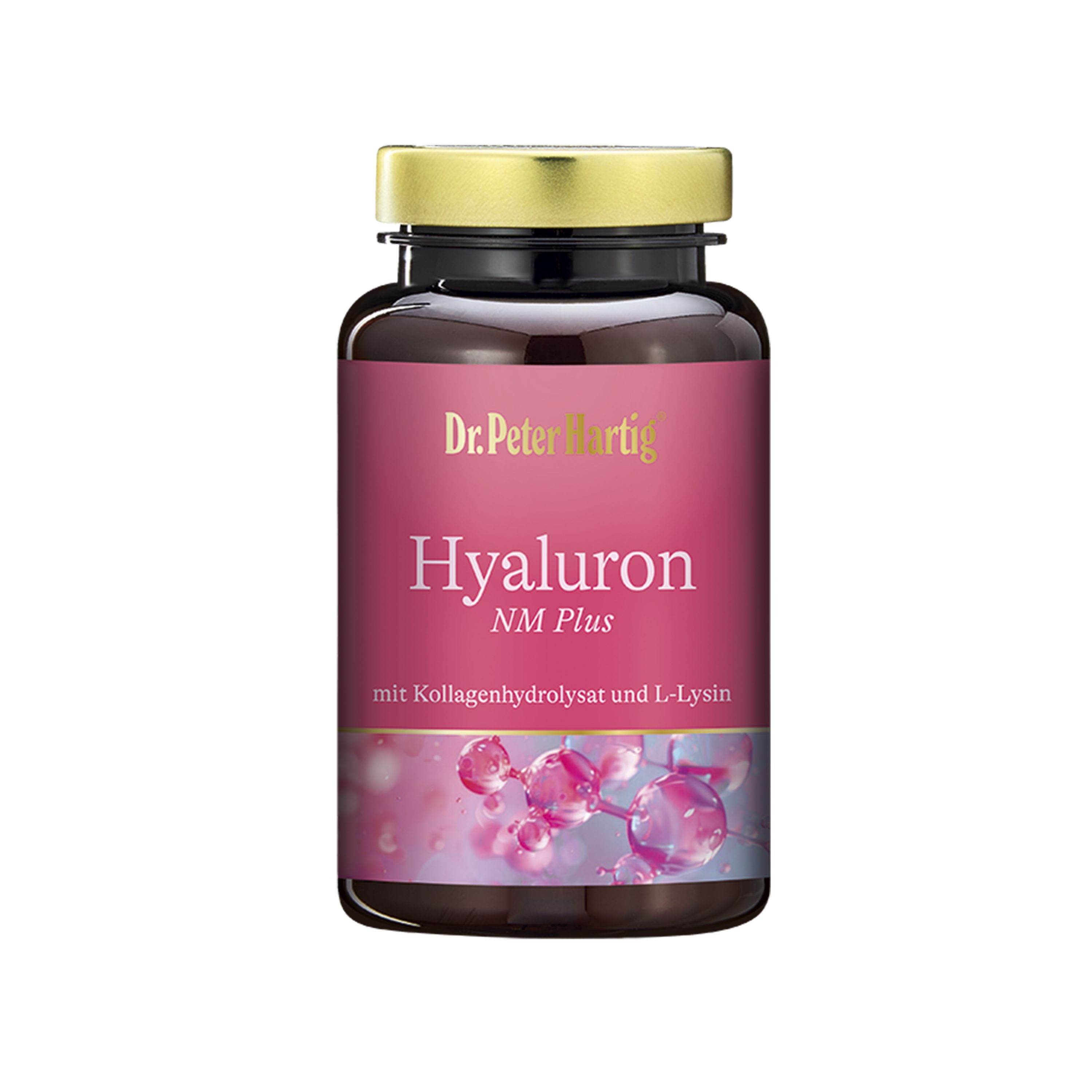 Dr. Peter Hartig Hyaluron NM, für strahlend schöne Haut, Kollagen, Biotin, Vitamin A, Kapseln, 60 Kapseln, 60-Tages-Vorrat, à 30 g
