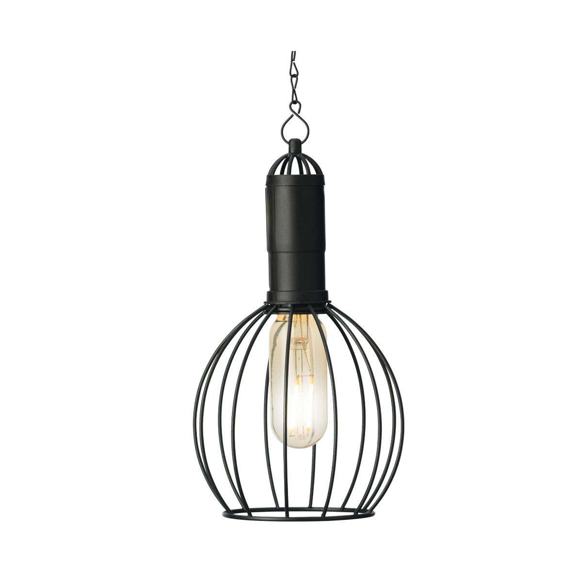 MARELIDA Hängeleuchte LED Solar Laterne rund Industrial Look Solarleuchte G günstig online kaufen