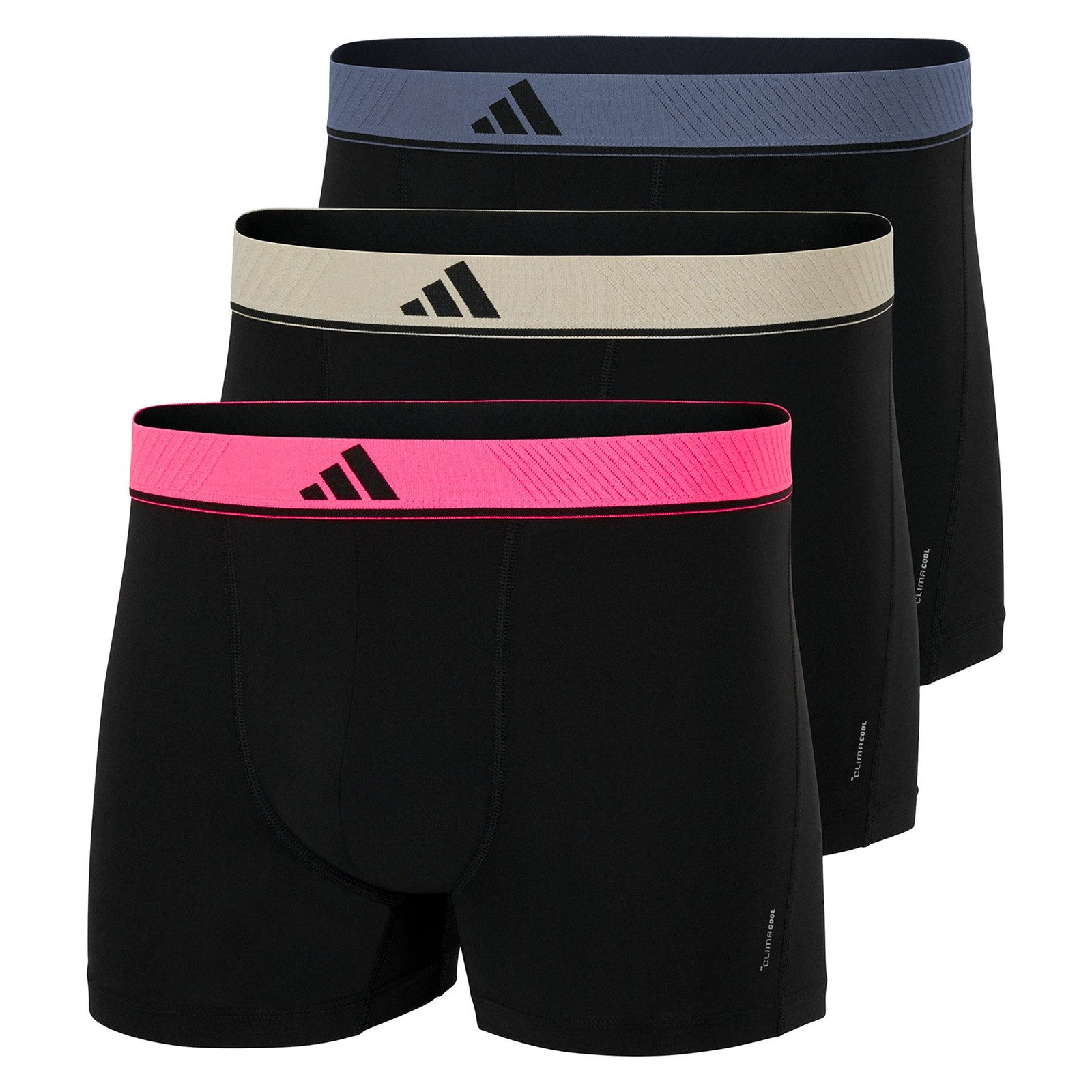 adidas Sportswear Trunk Trunk Active Micro Flex Eco (3-St., 3er Set) mit Markenlogo auf dem Bund