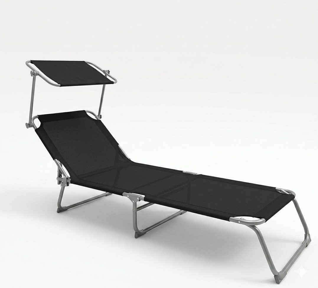 Gartenliege KRETA Sonnenliege Gartenliege Liegestuhl Relaxliege Strandliege Liege