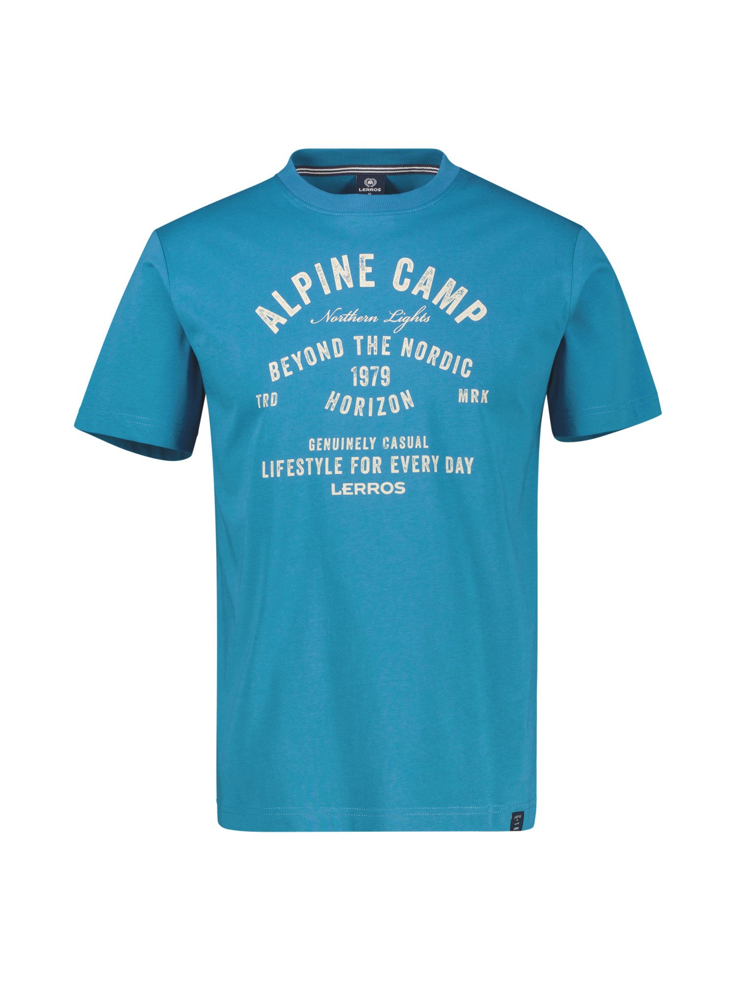 LERROS T-Shirt T-Shirt mit Outdoorprint in Großen Größen