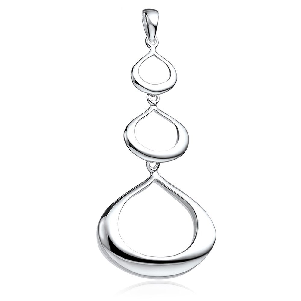 Materia Kettenanhänger Damen Silber Pendel Tropfen lang hängend KA-49, 925 günstig online kaufen