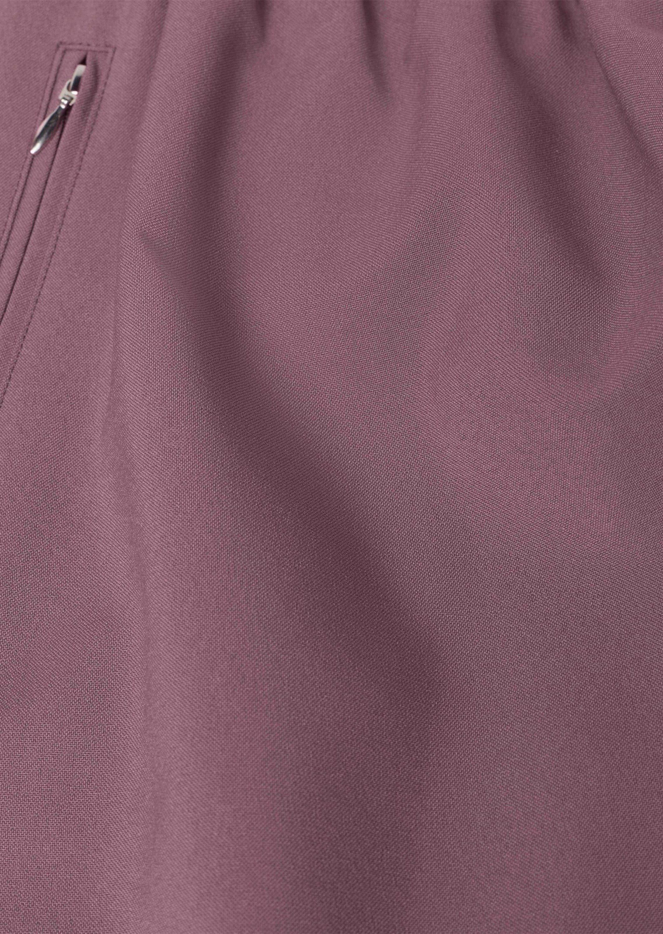 GOLDNER Bleistiftrock Reiserock mit Rundumdehnbund Stretchrock mit Reißverschlusstaschen, Gehschlitz und Knielänge