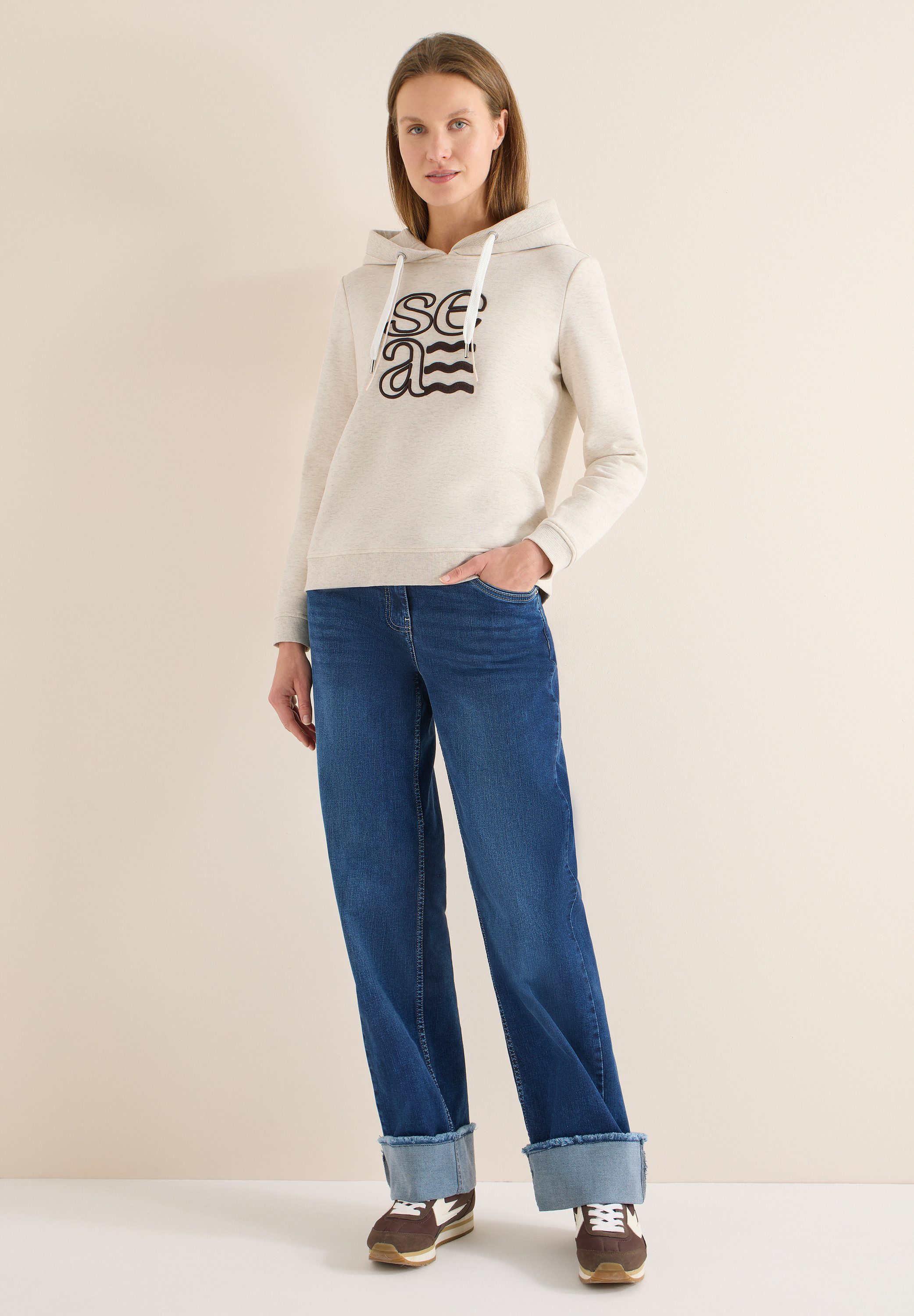 CECIL Sweatshirt mit Kapuze