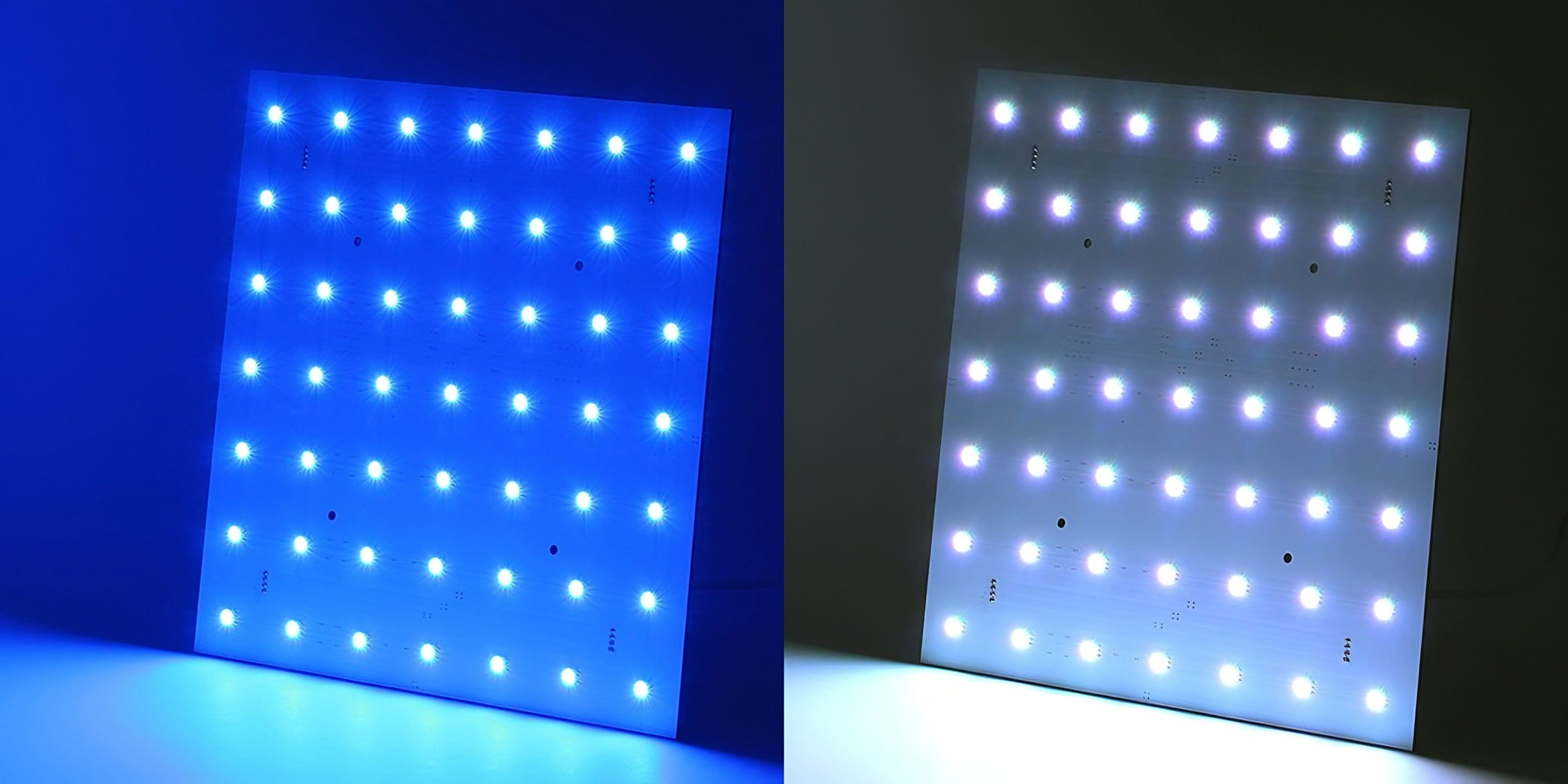 eckig LED Matrix 24V LED Ogeled RGB Lichtbox 20x20cm Modul –