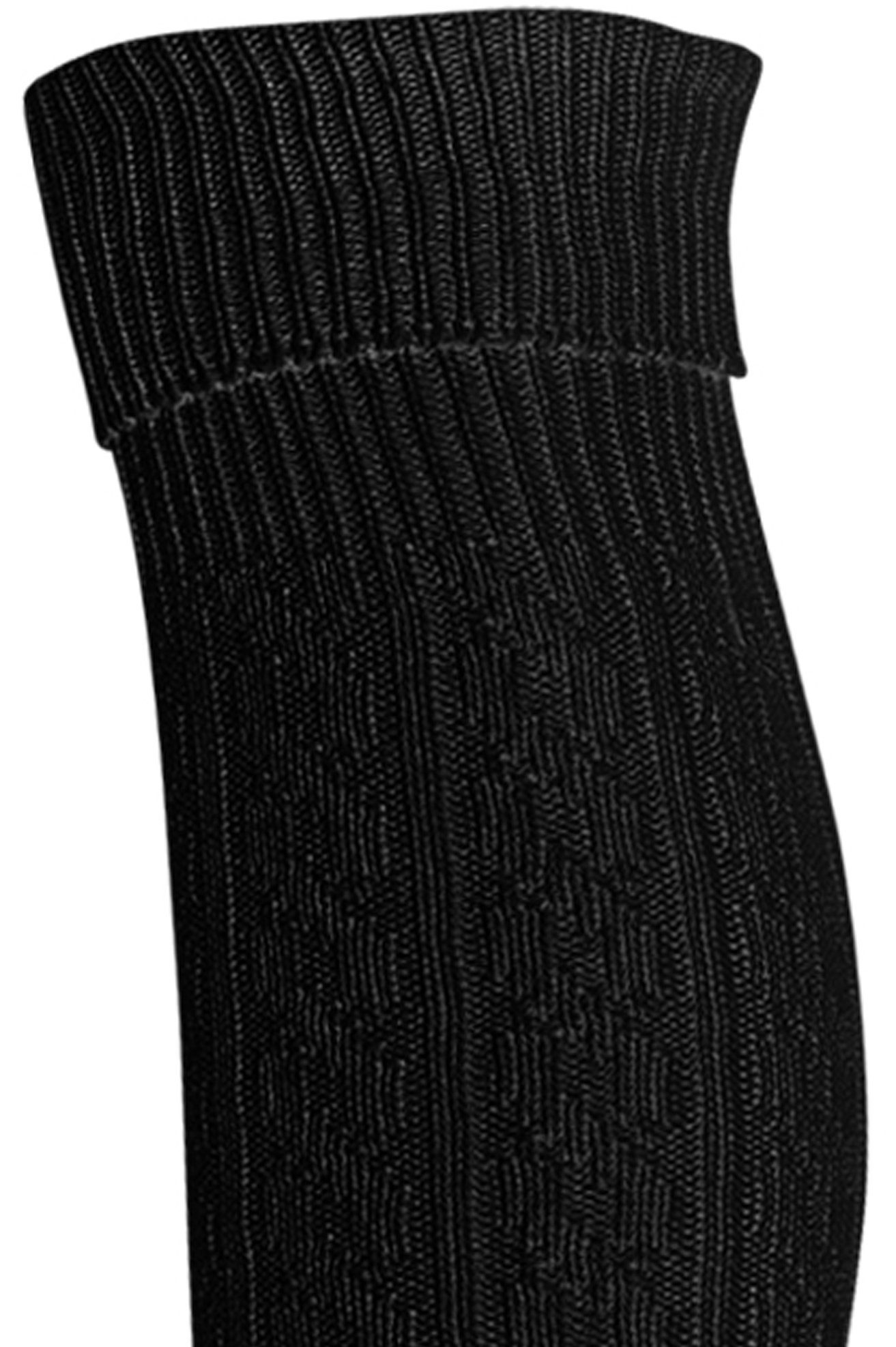 Vincent Creation® Overknees mit Zopfmuster und Umschlagbund