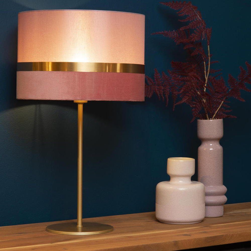 click-licht Tischleuchte Tischleuchte Extravaganza Tusse in Rosa und Gold E14, keine Angabe, Leuchtmittel enthalten: Nein, warmweiss, Tischleuchte, Nachttischlampe, Tischlampe | Tischlampen