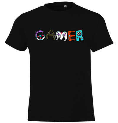 Youth Designz T-Shirt Gamer Kinder Shirt für Jungen und Mädchen mit trendigem Frontprint