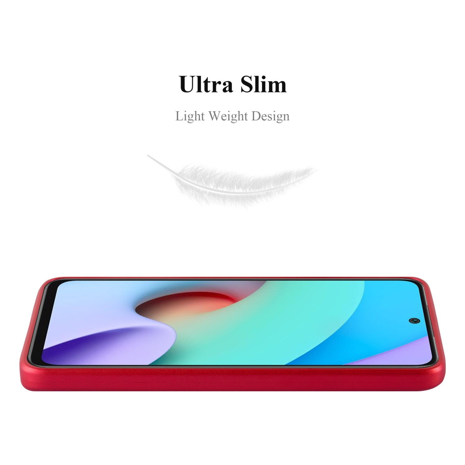 Cadorabo Handyhülle für Xiaomi RedMi 10 4G Hülle Xiaomi RedMi 10, Flexible TPU Silikon Handy Schutzhülle - Hülle - ultra slim
