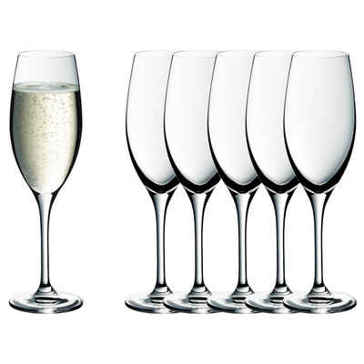 WMF Sektglas easy Plus, Kristallglas, Kristallglas, spülmaschinenfest, transparent
