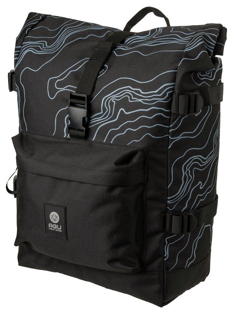 AGU Fahrradtasche H20 Rolltop II Urban single wasserdichte Hinterradtasche